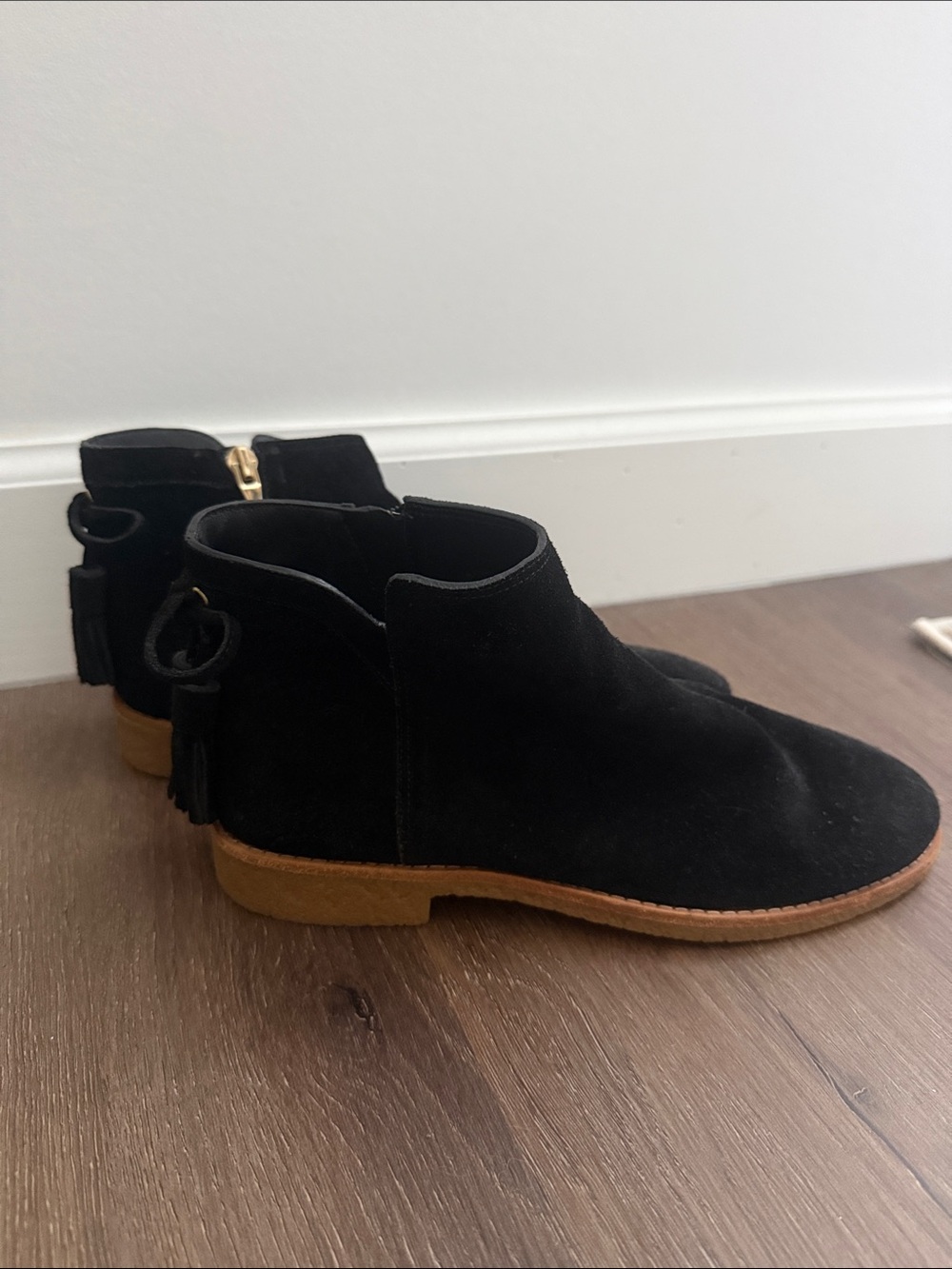 Kate Spade Bow Back Suede Booties